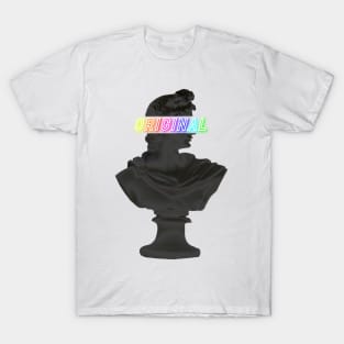 'Original' Neon Statue Art T-Shirt